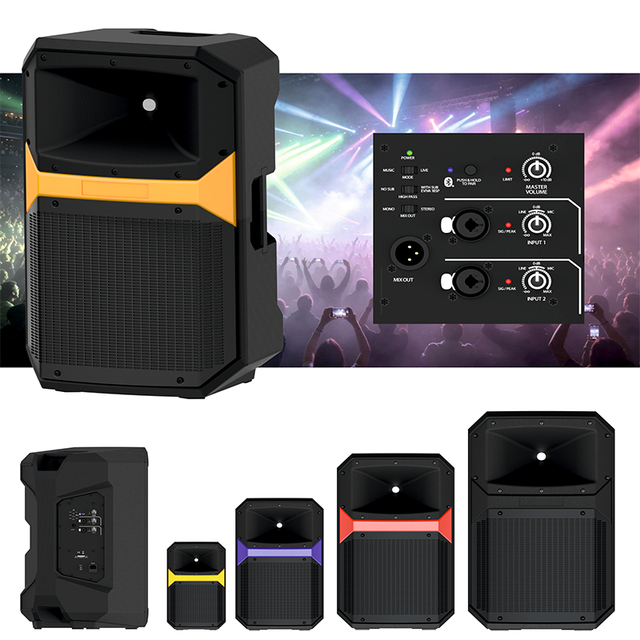 MX-7 Series New Active Speaker Conference School Outdoor Home Performance KTV Portable Speaker