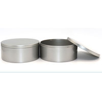 Emballage de boîte en étain en gros d'usine boîte ronde vide personnalisée conteneurs en étain avec couvercle étanche boîte à biscuits de qualité alimentaire boîte à gâteau de lune