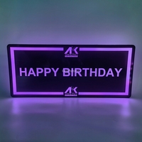 Letrero LED Personalizado para Servicio de Botellas VIP en Lounge Bar, Letrero Glorificador de Mensajes, Letrero para Club, Logotipo Personalizado, Letrero LED para Fiesta de Cumpleaños