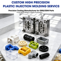 Composants en plastique ABS sur mesure de précision avec services de moulage par injection et d'usinage CNC Fabrication de moules pour vaisselle sur mesure