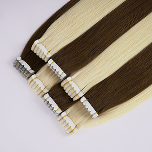 Venta al por mayor Mini Tape-In Real Russian Remy Hair Extensions Natural Double Drawn by Process Extensiones de cabello humano real de alta calidad - Product Image 3