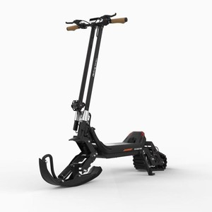 Trottinette pliable tout-terrain la plus vendue, roues amovibles, moteur brushless 1500W, autonomie 50km pour la conduite hivernale - Product Image 5