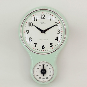 Vintage Quartz Time Timer Wall <b>Clock</b> for Kitchen Room Decor - Product Image 2