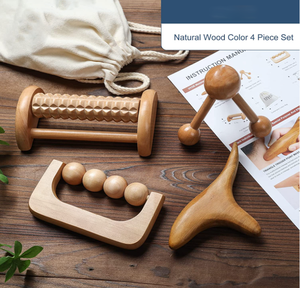 4 in 1 strumenti di massaggio di terapia di <span class=keywords><strong>legno</strong></span> tradizionale strumenti di <span class=keywords><strong>legno</strong></span> massaggio ai piedi rullo Gua Sha massaggio corpo strumenti <span class=keywords><strong>per</strong></span> <span class=keywords><strong>scolpire</strong></span> - Product Image 3
