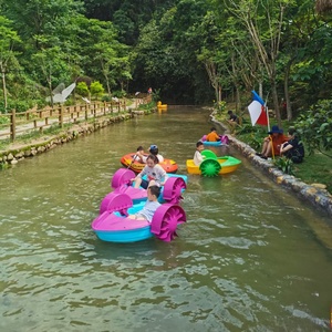 Bote de Pedales Divertido para Piscina, con Manivela, 4 Tamaños, para Interacción entre Padres e Hijos, Botes de Choque para Adultos y Niños, para <span class=keywords><strong>Alquiler</strong></span> - Product Image 5