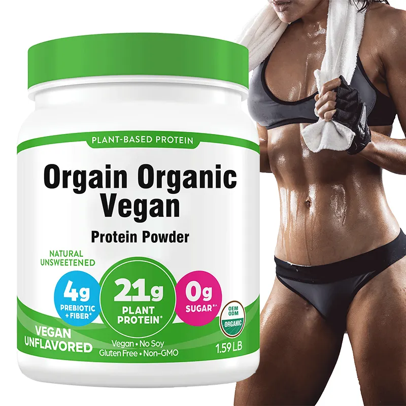 Increase Muscle Powder Fitness For Men And Women Food Grade Nutrition Pure Organic Vegan Protein Powder