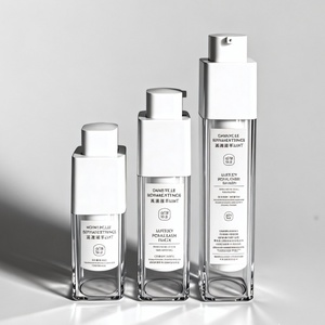 Manufacture Plastic square Frosted Cosmetic Airless Pump Bottle 30ML 50ML PP Lotion Cream Liquid <strong>Travel</strong> <strong>Container</strong> - Product Image 4