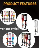 1 bouteille Bar Boisson Alcoolisée Porte Distributeur De Boisson Alcoolisée Coup Mural 1-6 Station Bière Vin Verseurs Diviseur Dispensaire