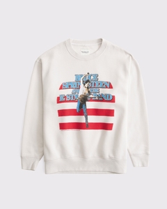 Sudadera con Capucha LEDUO Personalizada con Estampado Gráfico Vintage a Rayas para Mujer - Product Image 1