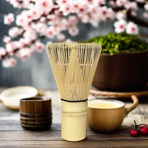 Hoge Kwaliteit Traditionele Handgemaakte Japandi Design Thee Bamboe Garde Matcha Garde Custom Logo 100 Tanden Chasen Verpakking Geschenkdoos