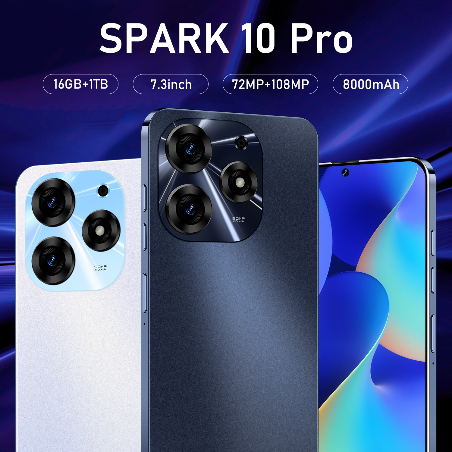 TECNO SPARK 10 Pro レッド/ブルー (グローバルバージョン) TECNO SPARK 10 Pro レッド/ブルー (グローバルバージョン)