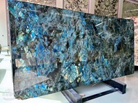 Granit exotique brésilien naturel Lemurain Blue Table Top cuisine Carrelages de sol de luxe Labrador Blue Granit pour dessus de table