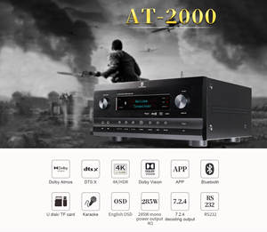 Amplificateur domestique 3000W Kits audio Système de son surround 11.2 <span class=keywords><strong>Classe</strong></span> H Récepteur AV Amplificateur numérique - Product Image 1