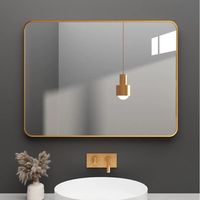 Miroir de courtoisie moderne à LED anti-buée Miroir de salle de bain avec interrupteur tactile à capteur