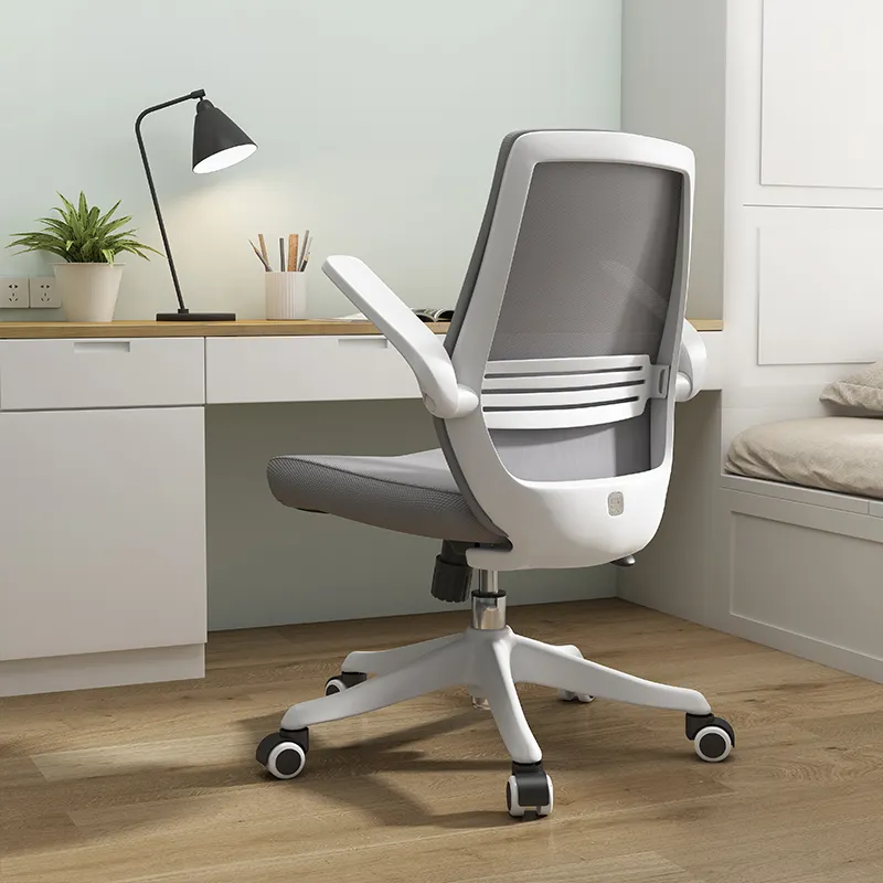 SIHOO M76 Customizable Low Price White Staff Meeting Chairs Height Adjustable Lumbar Support Ergo Fabric Desk Chair