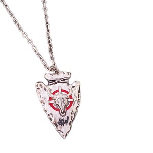 Nouveau Collier en Alliage Style Cowboy Western Vintage avec Pendentif Cheval, Tête de <span class=keywords><strong>Taureau</strong></span> en Émail Triangle Viking et Pendentif Bouclier pour <span class=keywords><strong>Couple</strong></span>, Vente en Gros - Product Image 5
