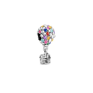 Manufacturers Wholesale Classic Fashion Hot Air Balloon Charm High Quality 100% 925 Silver DIY Animal Charm Bracelet