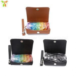 Weekly Daily Pill Box Organiser Medicine Sorter <b>Tablet</b> <b>Holder</b> Storage Dispenser Week AM PM Large Daily Pill Box PU Leather Case - Product Image 3