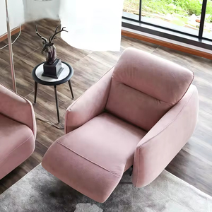 Sofá eléctrico combinado de lujo para sala de estar Chesterfield, tela de nuevo diseño con características relajantes para hoteles y villas - Product Image 5