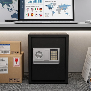 Cassaforte Digitale Elettronica in Acciaio Resistente, Nera, Antiumidità, per Casa e Ufficio, per Contanti, Gioielli e Documenti - Product Image 1