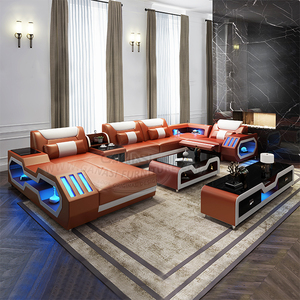 <span class=keywords><strong>2020</strong></span> en gros Produits Chine Smart LED De Luxe En Cuir Italien Nouveau Modèle Salon Canapés - Product Image 3