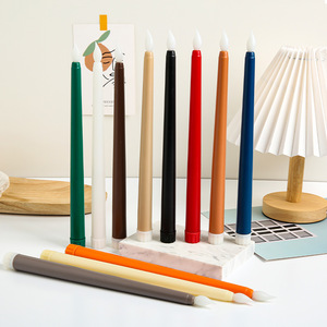 Pin Hoạt Động Hiện Đại Flameless Đèn Với 10-Key Từ Xa Ấm Trắng Nhấp Nhá Led 3D Bấc Cho Trang Trí Nội Thất - Product Image 4