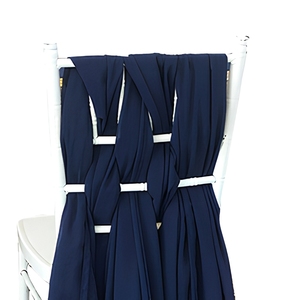 Funda <span class=keywords><strong>de</strong></span> silla <span class=keywords><strong>de</strong></span> poliéster chiffon con lazo <span class=keywords><strong>de</strong></span> cinta para decoración <span class=keywords><strong>de</strong></span> bodas, banquetes, hoteles, fiestas y eventos. - Product Image 6