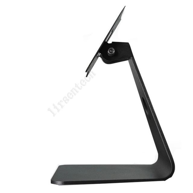 Desktop VESA Desk Mount for LCD Monitor Riser Bracket With Adjustable Angles and Silver White LED Display