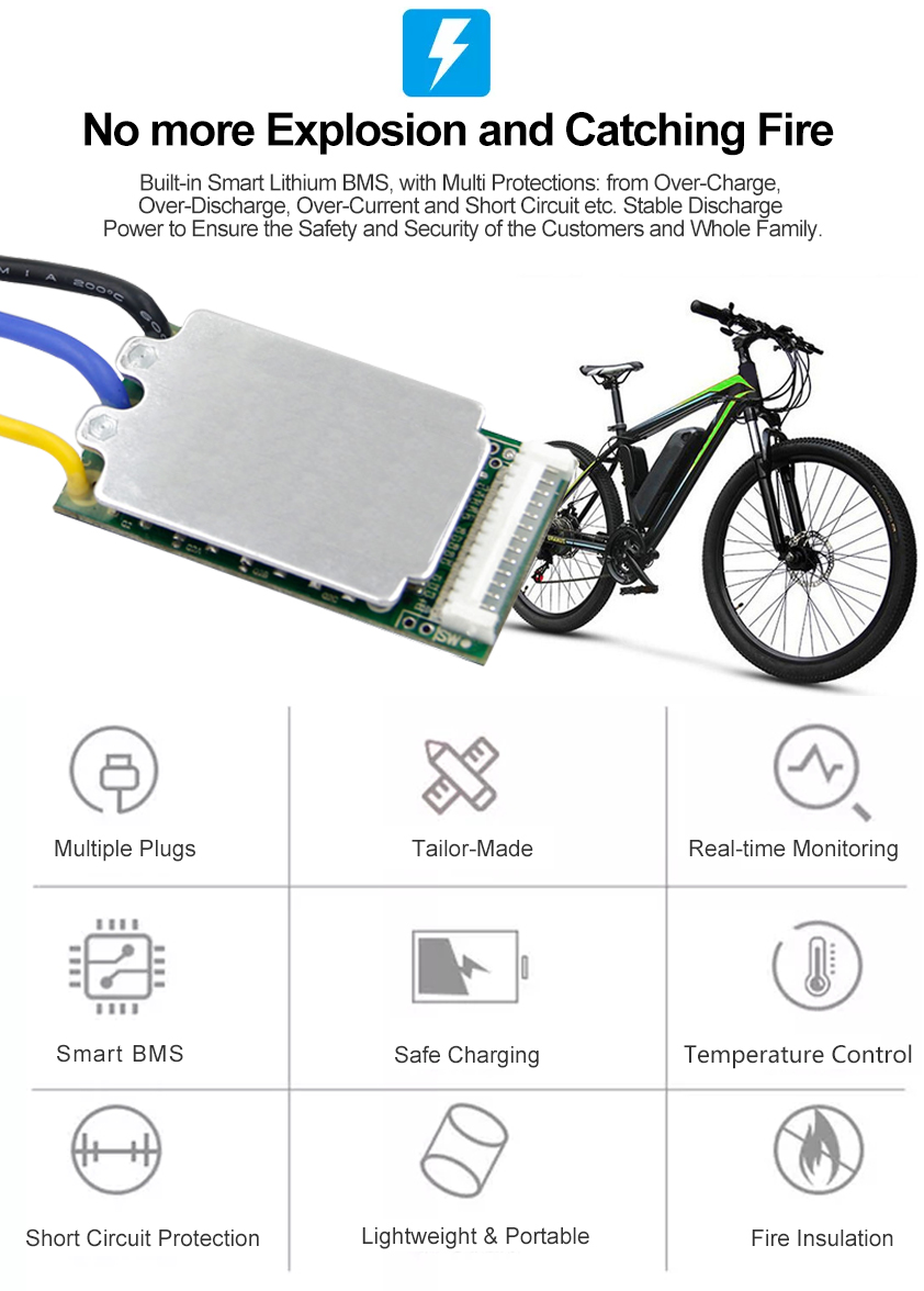 OEM ODM LiFePO4 lithium battery pack NMC NCM Customized Electric Sc ooter battery Rechargeable battery For Motorcycle