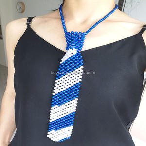 Kalung dasi kepribadian bermanik mutiara perkumpulan wanita baru kalung dasi leher gaya Punk berlebihan hadiah perhiasan untuk pesta <span class=keywords><strong>Prom</strong></span> anak perempuan - Product Image 6