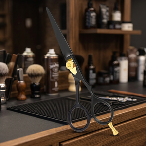 Ciseaux de coiffure professionnels bleus A1020 5,5'' 6'' en acier inoxydable japonais, tranchants pour la coiffure et l'utilisation en salon de barbier - Product Image 5