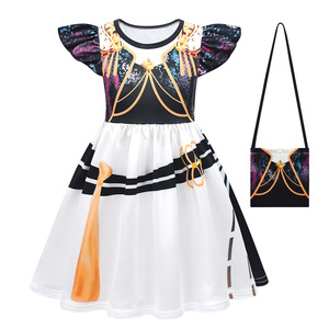 Disfraz de Cosplay K-POP de Halloween para Niños, Nuevo Vestido Rumi de la Ola Coreana con Mangas con Volantes, Inspirado en el <span class=keywords><strong>Anime</strong></span> - Product Image 3