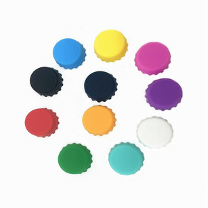 จุกปิดขวดซิลิโคนหลากสี ปลอดสาร BPA สำหรับเบียร์ โซดา ไวน์ - Product Image 2