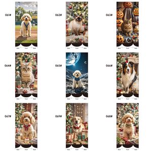 Drôle Chien Chat Animal Chiot Cadeau Visage Imprimé Photo Votre Propre Texte logo Nouveauté Cadeau Image Funky Fun Crazy Lover Chaussettes - Product Image 5