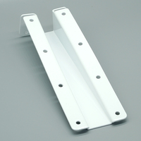 Fabricants Fourniture en vrac Support en forme de L à persiennes à prix ultra-bas, quincaillerie à persiennes blanches de 178mm pour volets et stores de fenêtre