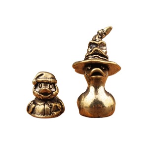 Brass <b>Wizard</b> Duck Ornament Halloween Decor Living Room Home Decoration Irregular Shape Single Piece - Product Image 5