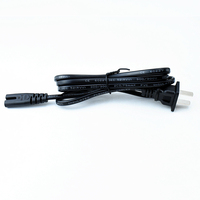 IEC 60227 2C 0.75mm2 PVC C8 prise 2 broches C7 prise CE pour cordon d'alimentation certifié 1M/1.5M AC ordinateur Construction industrielle cuivre