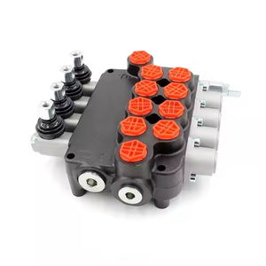 วาล์วควบคุมการไหลแบบแมนนวลและไฟฟ้า รุ่น P80-G34-G12, วาล์วไฮดรอลิกแบบ 4 สปูล, ชิ้นส่วนไฮดรอลิกที่ปรับแต่งได้พร้อม OEM - Product Image 2