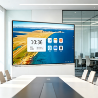 Tableau blanc interactif tactile capacitif 4K 20 points 55 pouces, moniteur de conférence LCD, Android, Windows, bureau, école