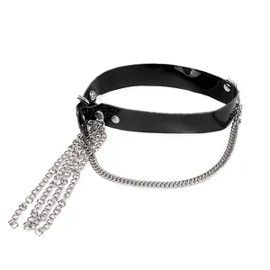 Bar Performance Accessories Sexy Pu leather women Collar Bondage Belt Choker Punk Jewelry necklace