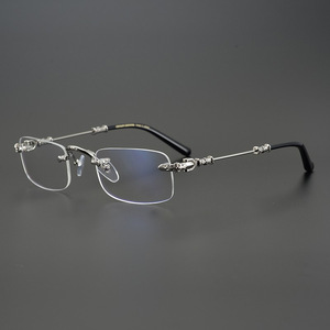 Nouvelles Lunettes <span class=keywords><strong>de</strong></span> Presbytie HD Tendance Anti-Lumière Bleue, Monture Carrée Sans Cadre, Lunettes <span class=keywords><strong>de</strong></span> <span class=keywords><strong>Vue</strong></span> Haut <span class=keywords><strong>de</strong></span> Gamme pour Femmes Âgées, Vente en Gros - Product Image 2