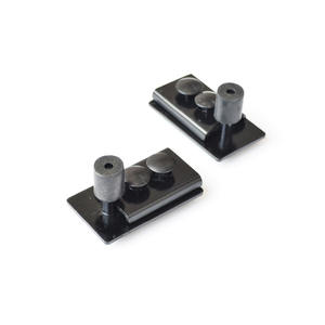 Kit de puerta exterior de Casa de carro doble RHETECH, diseño de garaje de granja del <span class=keywords><strong>Sur</strong></span> moderno clásico, pista de caja plateada de acero duradero - Product Image 4