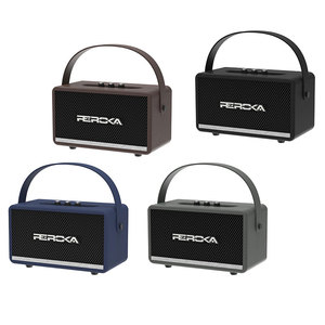 Loa di động không dây kiểu cổ điển 20W, âm thanh nổi, có tay cầm, dành cho tiệc tại nhà & người yêu nhạc hoài cổ - Product Image 3