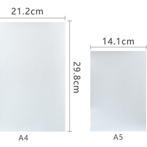 Tấm 100 gói tùy chỉnh tái sử dụng đôi hai mặt A5 A4 trống Sticker cuốn sách dày kép mặt phát hành tờ giấy cho nhãn dán thủ công - Product Image 3