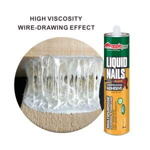 Ağır seramik beyaz artık çivi tutkal hızlı kuru yapı yapışkanı sıvı çoğu malzeme için vida değiştirme ambalaj - Product Image 2