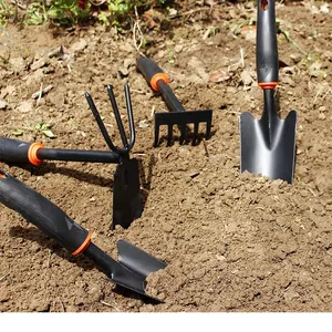 Juego de herramientas de mano de jardín, herramientas de excavación, pala de jardinería de alta resistencia