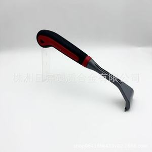 2 Inch Carbide Paint Scraper Putty Knife Wall Cleaner Rust Remover Solid Flat Scraper Black Red Handle - Product Image 2