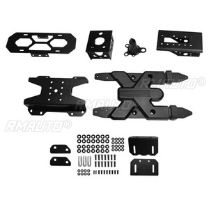 For Jeep Wrangler JL 2018-2023 Aluminum Alloy Spare Tire Rack Spare Tire Lotus Leaf <b>Bracket</b> Reinforced <b>Hinges</b> Car Accessories - Product Image 6