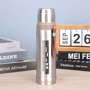 <b>Large</b> Capacity Modern Minimalist Straight <b>Cup</b> Stainless Steel Insulated Tumbler with Leak-Proof Lid Eco-Friendly & Portable - Product Image 2