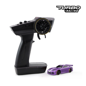 <span class=keywords><strong>Turbo</strong></span> Racing C61 C62 C63 Mini coche 1/76 escala niños adultos 2,4G <span class=keywords><strong>Radio</strong></span> Control remoto juguete RC Drift Car - Product Image 6